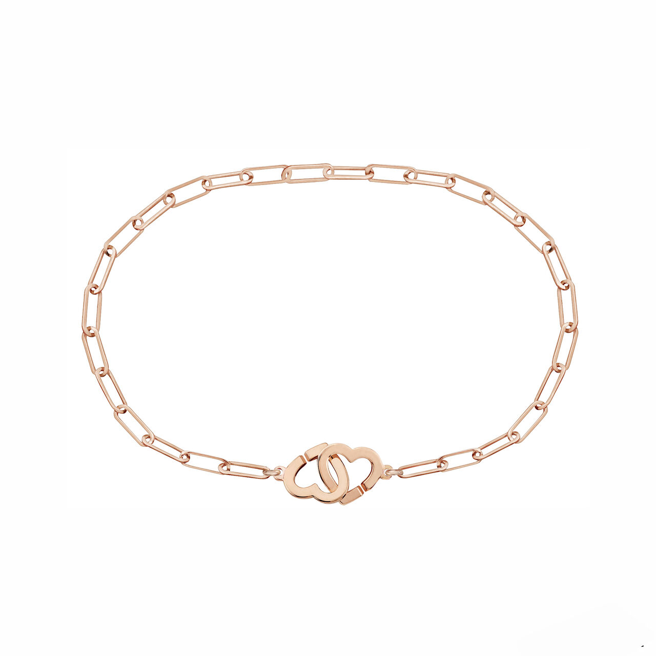 Double Coeurs R9 Rose Gold Bracelet image number 0